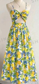 Dámske šaty s citrónmi - 3