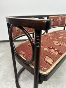 Secesná sofa Fledermaus no.728 arch.Josef Hoffmann - 3