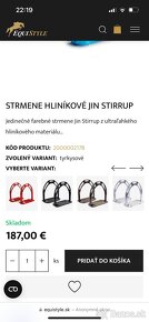 Predám Jin Stirrup strmene - 3