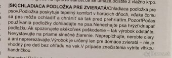 Chladiaca podložka pre zvieratá - 3