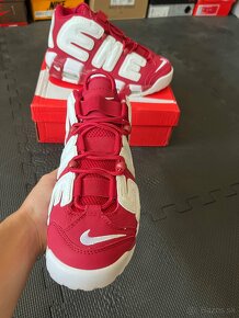 Nike Air Uptempo Supreme Red - 3