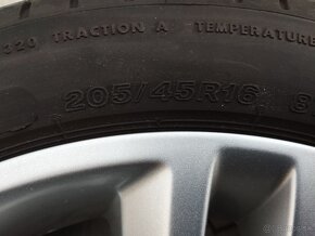 SADA  ALU DISKOV 5X100R16 PNEU.205/45R16 BRIDGESTONE - 3