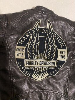 HARLEY DAVIDSON detská kožená Bunda - 3