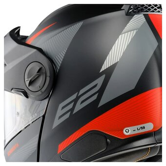 SCHUBERTH E2 Defender Red + intercom - 3