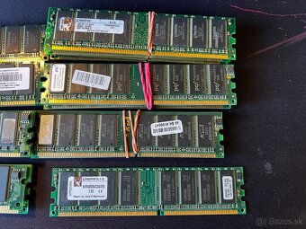 Predám DDR1 RAM, 1GB, 512MB, 256MB, 128MB, 64MB - 3