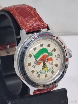 Predám funkčné náramkové automatické hodiny VOSTOK 40mm 85 € - 3