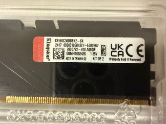 Kingston FURY Beast/ DDR5/ 64GB/ 6000MHz-AMD+INTEL - 3