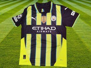 dres HAALAND Manchester City 24/25žlto-čierna edícia - 3