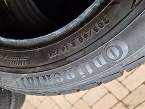 Predám 4ks zimných pneumatík Continental 205/60 r16 - 3