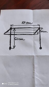 Predám nový kovový vešiak, striebornej farby, zn. IKEA - 3