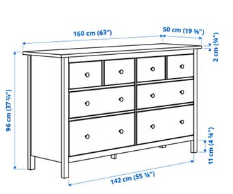 IKEA Hemnes komoda - 3