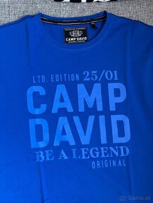 Tričko modré Camp David, 4XL - 3