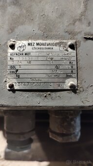 2 rychlostni elektromotor 3/4kw - 3