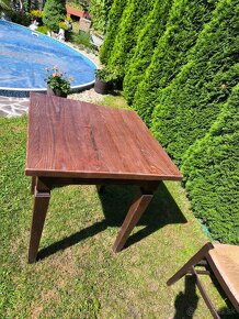 Drevený stôl masív - 3