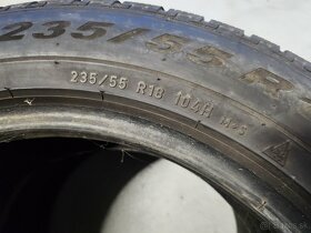 2x zimné pneu 235/55r18 - 3