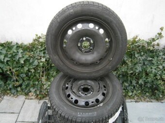 Predám 4x zimné pneu + disky 5x100 Pirelli 185/60 R15 88TXL - 3