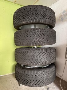 225/45R17 - 5x112 - 4xVW disky+4x zimne pneu Continental - 3