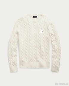 Ralph Lauren sveter Cable-Knit Cotton Jumper, velkost XL - 3