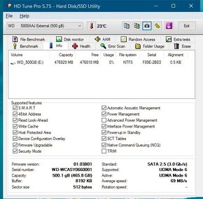 Externý WD 500GB 3,5" USB 2.0 - 3