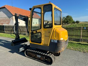 Minibagr Volvo EC15 hyd.podvozek+hyd.svahovka,2007 - 3