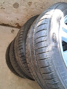 Predám letnú sadu alu disky Ford 5x115 R16, 205/55 - 3