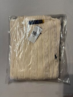 Ralph Lauren sveter Cable-Knit Cotton Jumper, veľkosť XL - 3