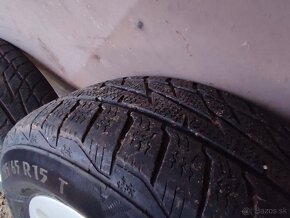 Kolesá 5x98 R15  195/65 r15 zimné pneu  Cena 120eur Platí do - 3