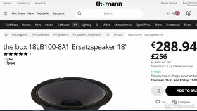 predám 18" reproduktory 600, 700, 800W - 3