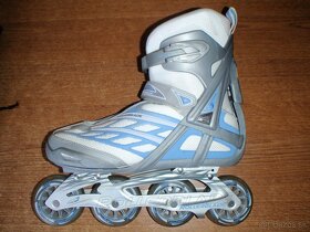 Korčule RollerBlade EU 42,5 ako nové + rukavice chrániče - 3