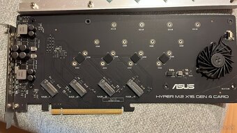 Asus hyper m.2 x16 gen 4 card SSD hub doska - 3