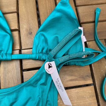 Victoria’s secret plavky kamienkove, veľkosť M, spodok S - 3