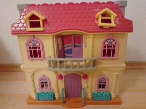 Veľký dom pre bábiky s bábikami a doplnkami - 3