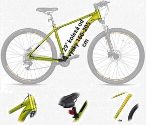 Predám nový horský cestný bicykel s 29" hydro brzdy - 3