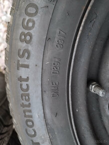 Zimné pneu 195/65 R15 na plechových diskoch 5x112 - 3