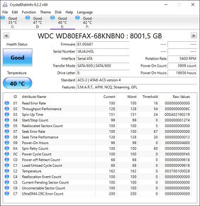 HDD Western digital Red 8TB - 3