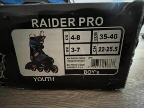 Detské kolieskové korčule nastaviteľné K2 RAIDER PRO 35-40 - 3