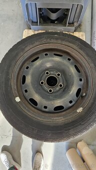 185/60 r14 letné / plechové disky 5x100 r14 fabia - 3