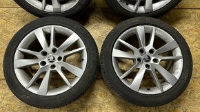 Originál Škoda letná sada 5x112 r17, Pirelli 225/45 R17 91Y - 3