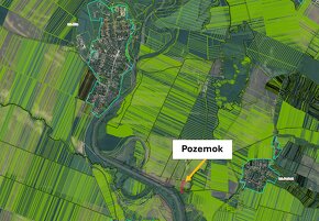 Bíňa - 5.589 m2 ORNÁ PÔDA a LES, podiel 1/1 – PREDAJ - 3