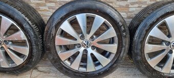 Predám originál VW elektróny 5x112 r16 7J ET45/ 205/55r16 - 3