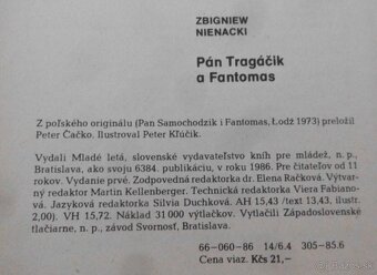 ZBIGNIEW NIENACKI - PÁN TRAGÁČIK A FANTOMAS /predaj/ - 3