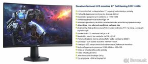 27” Dell Gaming 144Hz - Nový - 3