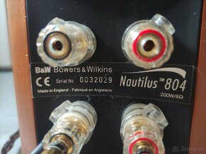 Bowers & Wilkins 804 Nautilus high end reproduktory - 3