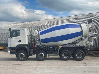 Domiešavač SCANIA R380 8x6 - nadstavba LIEBHERR 9m3. - 3