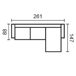 Sedacia súprava rohová FINES - 3