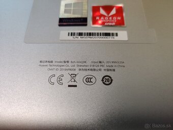 Huawei MateBook D15, v novom stave, 65W nabíjačka. - 3