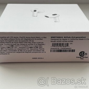 Apple AirPods 3gen zľavnené - 3