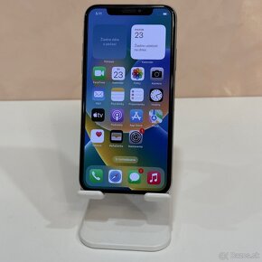 IPhone X 256 GB silver, 100% zdravie, dobrý stav - 3