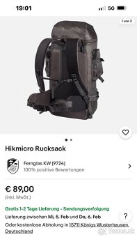 NOVY nerozbaleny turisticky ruksak Hikmicro 48L - 3