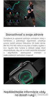 Profesionálne Smart hodinky s množstvom funkcií - nové - 3